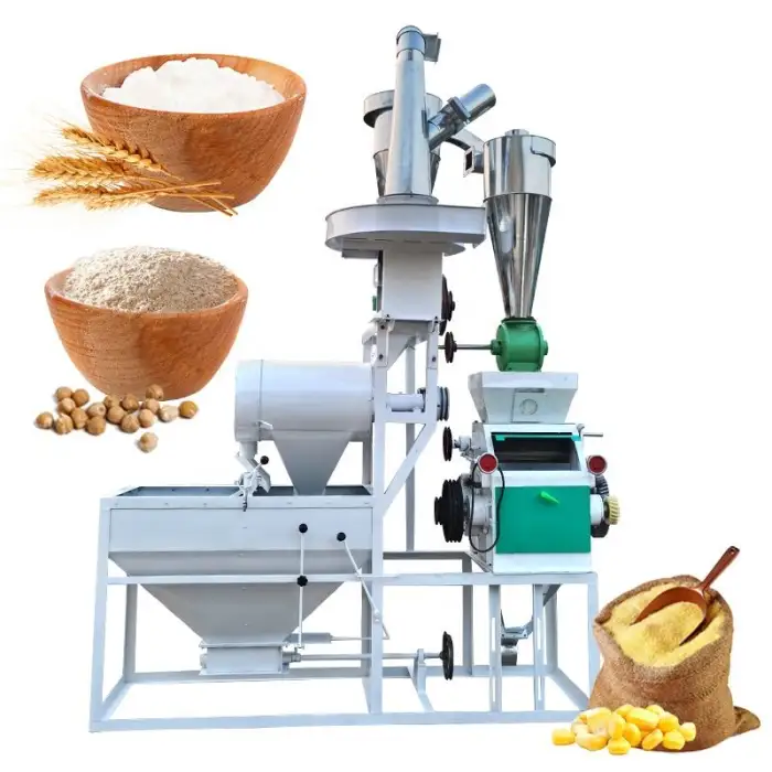 Size50 Sift Compact Brazil 20t Solar 6fy 35 Grade 1 Corn Grain Wheat Maize Flour Mill Milling Machine