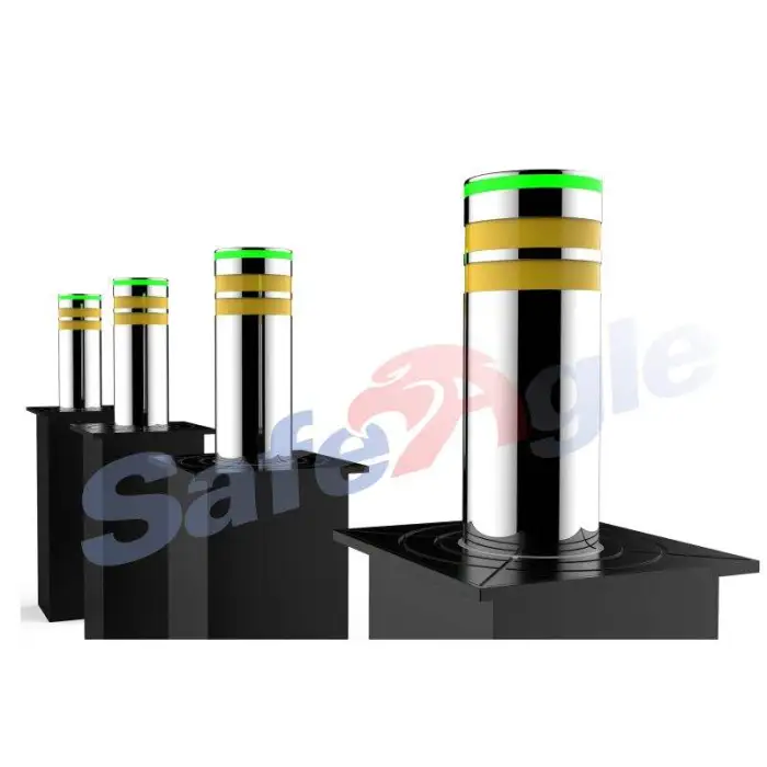 Safeagle Automatic Hydraulic Retractable Steel Integrated Rising Parking Bollard