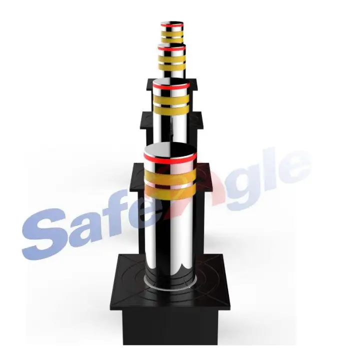 Safeagle Automatic Hydraulic Retractable Steel Integrated Rising Parking Bollard