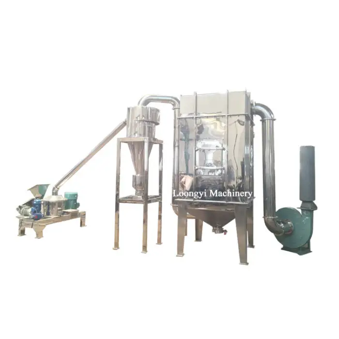 Air Classifier Flour Arabic Gum Powder Mill Machine Dry Cassava Peanut Powder Grinding Machine