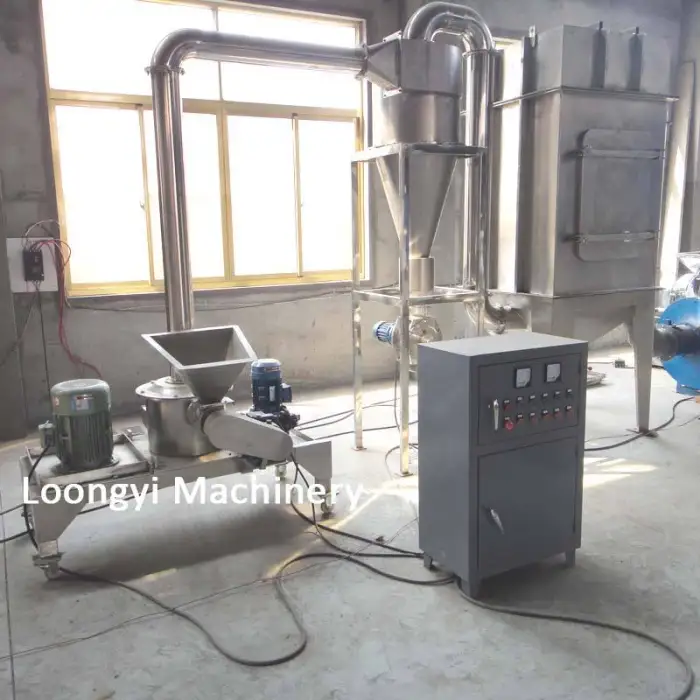 Air Classifier Flour Arabic Gum Powder Mill Machine Dry Cassava Peanut Powder Grinding Machine