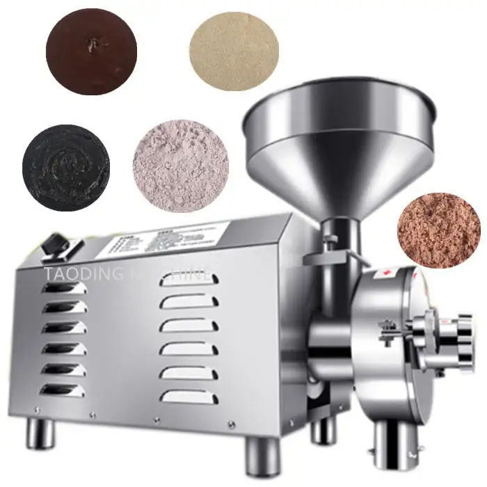 Stainless Steel Flour Milling Machine Corn Rice Grinding Grain Grinder Machine Coffee Bean Miller Wheat Milling Machine for Home