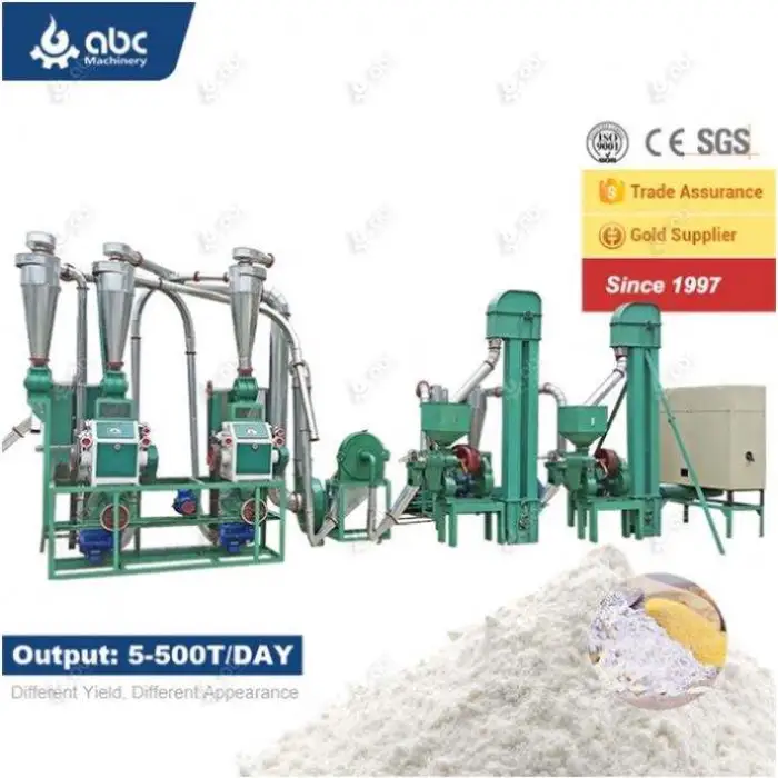 Roller Electric Corn Maize Commercial Multifunction Small Scale Milling Machine