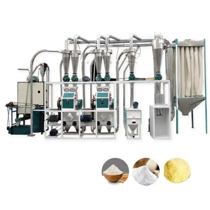 Large Scale Wheat Grinding Mill Wheat Flour Mill Machinery 10 Ton Wheat Flour Milling Machine