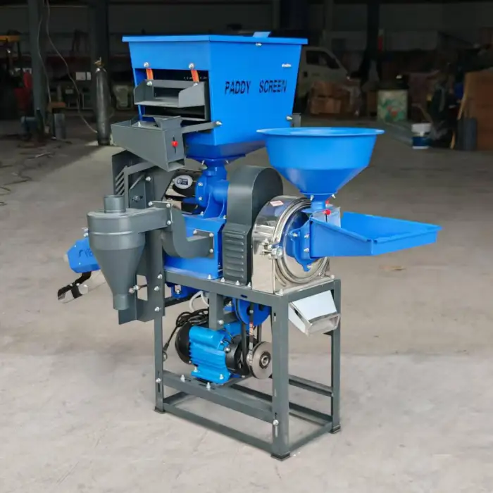 Rice Milling Machine Combined Rice Milling Flour Mill Best Quality Roller Mini Rice Mill