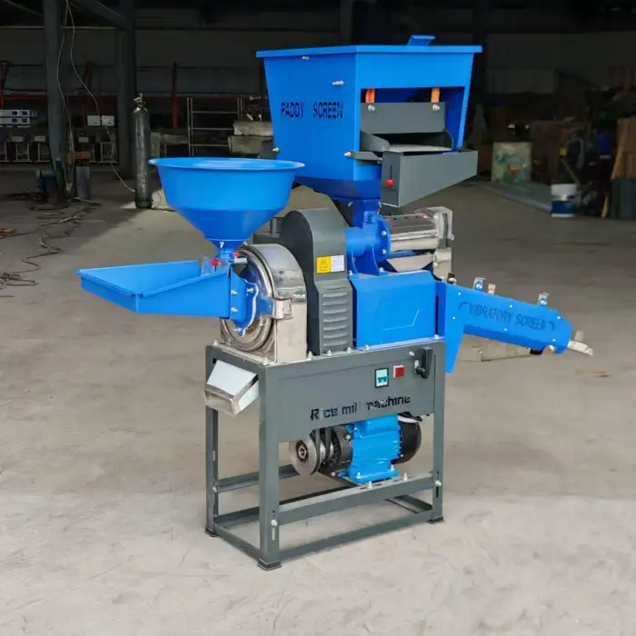 Rice Milling Machine Combined Rice Milling Flour Mill Best Quality Roller Mini Rice Mill