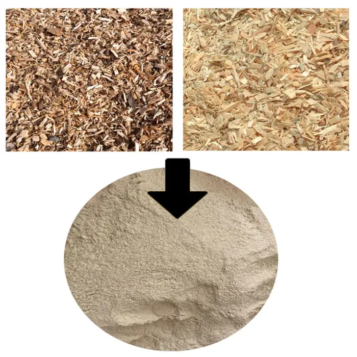 Fine Wood Powder Pulverizer Sawdust Pulverizing Making Machine Flour Mill Grinding Machine