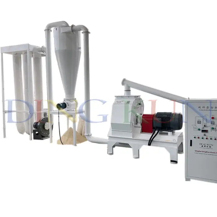 Wood Powder Flour Making Machine Production Line Wood Mill Pulverizer