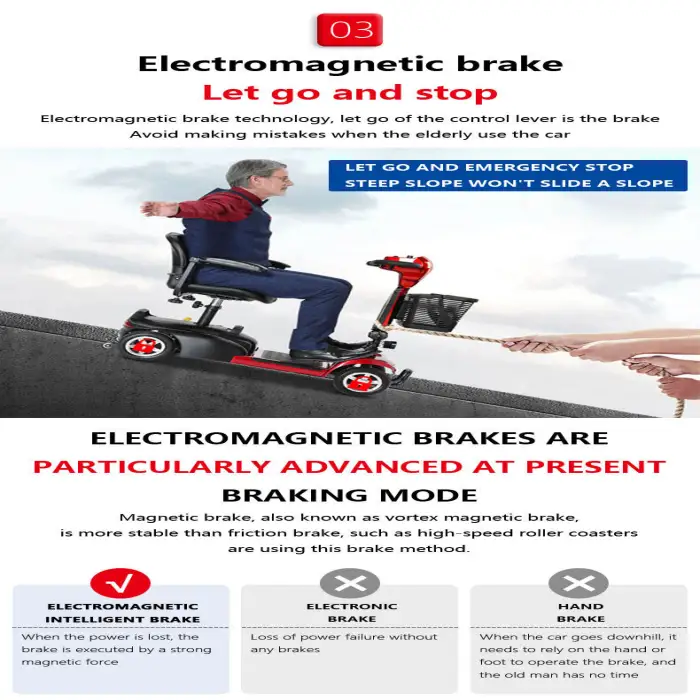 Handicapped Rechargeable Electric Scooter