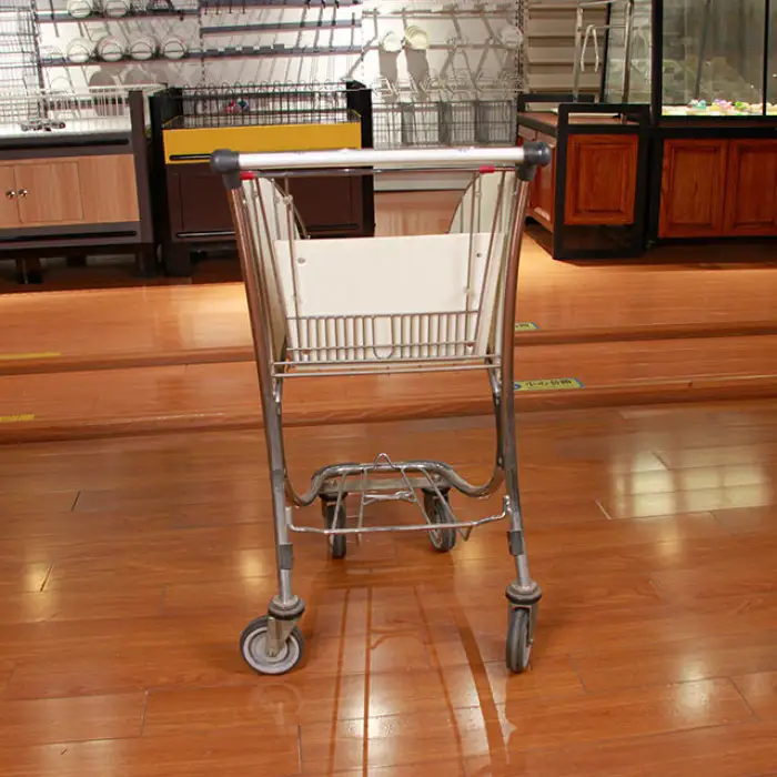 Airport Aviation Ground Passenger Baggage Luggage Trolley Aluminum Airport Hand Cart Trolley