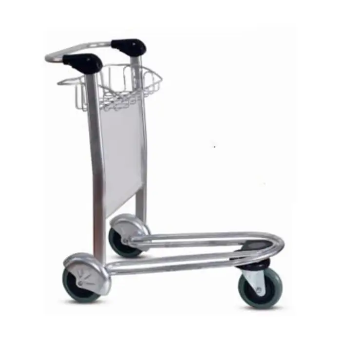 High End Duty Free Shop Three Wheel Airport Passenger Luggage Trolley