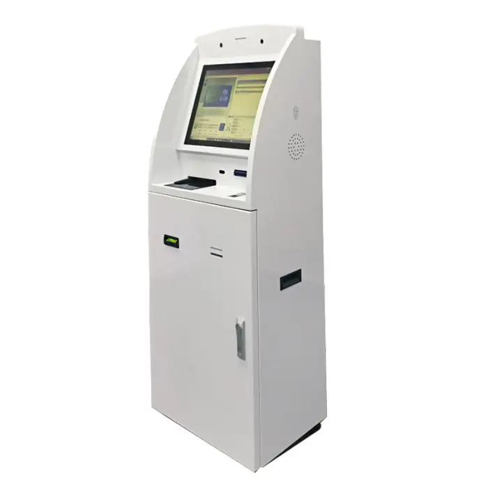 Netoptouch Custom Made Airport Kiosk with Passport Scanner for Hotel, Bank