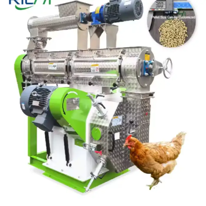 Professional Manufacturing Cattle Chicken Poultry Feed Peletizing Machine for Large Farm