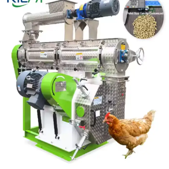 Customized 1-2t/h Poultry Chicken Feed Mill Equipment