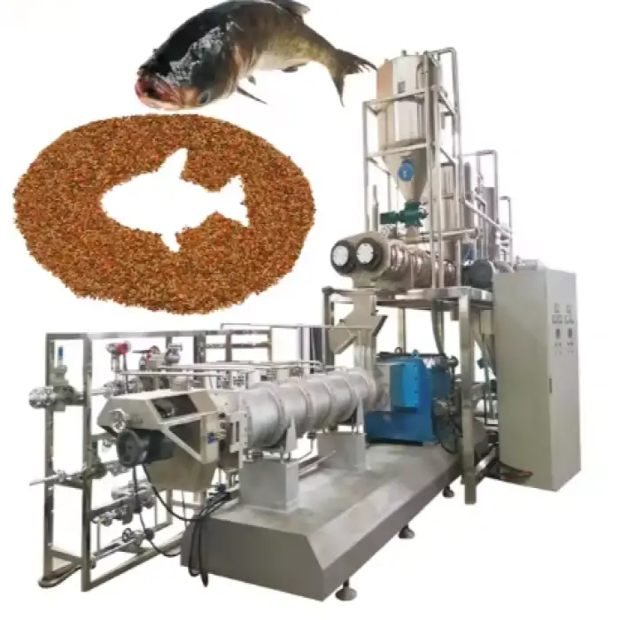 1ton/h Stainless Steel Agricultural Floating Fish Feed Production Line