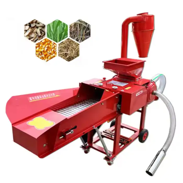 Agricultural Machinery Grass Cutting Feed Corn Silage Making Chopper Crusher Feed Processing Chaff Cutter Machine