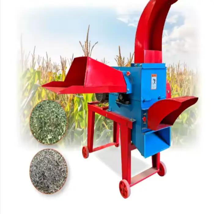 Agricultural And Fodder Livestock Poultry Animal Feed Cattle Cow Goat Sheep Food Chaff Cutter Machine