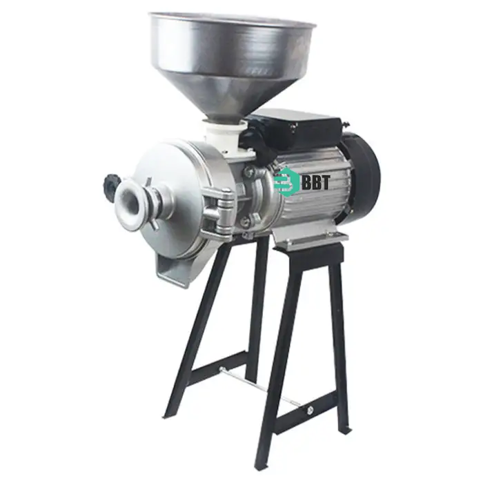 Electric Feed Mill Wet and Dry Cereals Grinder Corn Grain Rice Coffee Wheat Flour Mill Grinding Machine