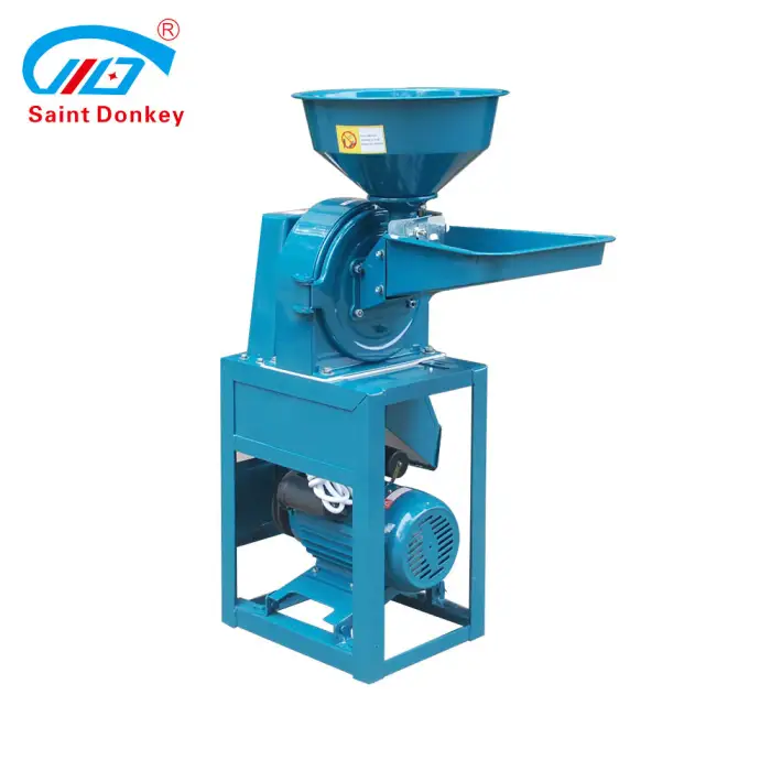 Electric Petrol Farm Use Corn Chili Maize Spice Powder Crusher Flour Mill Machine