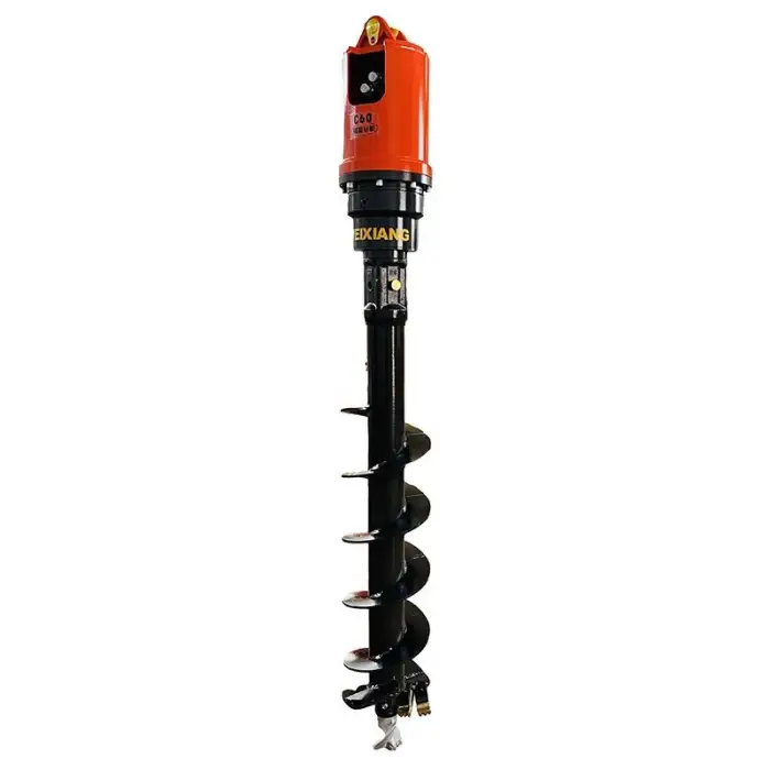 Most Powerful Durable Hydraulic Soil Drilling Machine Earth Auger for Tree Planting