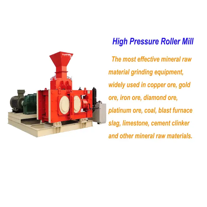 High Pressure Roller Mill European Mining Grinder Mill With Simple Constructure