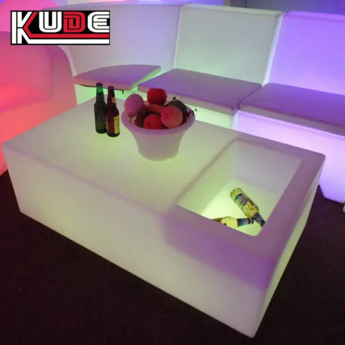 Led Furniture Led Table Party Tables with Ice Bucket Outdoor bar Table Furniture for Events