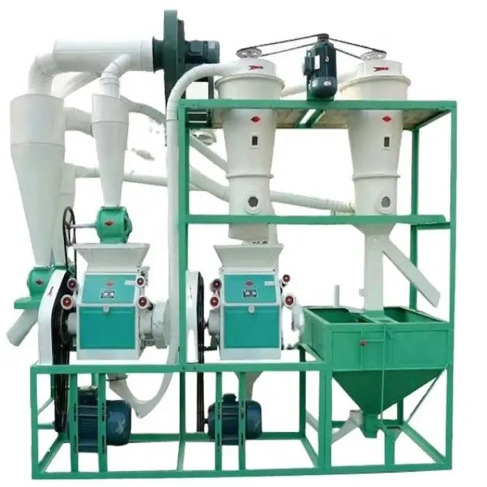 Small Wheat Flour Mill, Maize Milling Machine Flour Mini Flour Mill Machine