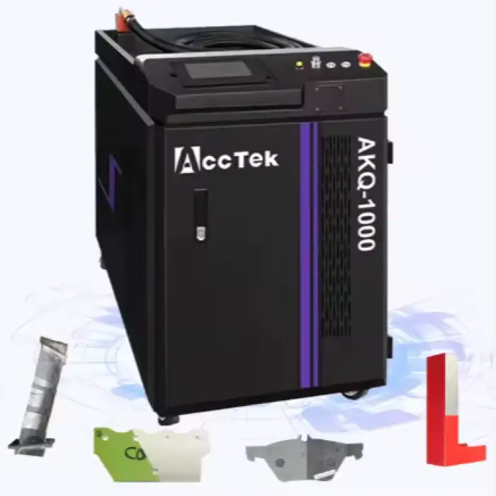 200W Fiber Laser Cleaning Machine for Removing Rust Paint Oil Glue Grease Surface Cleaning