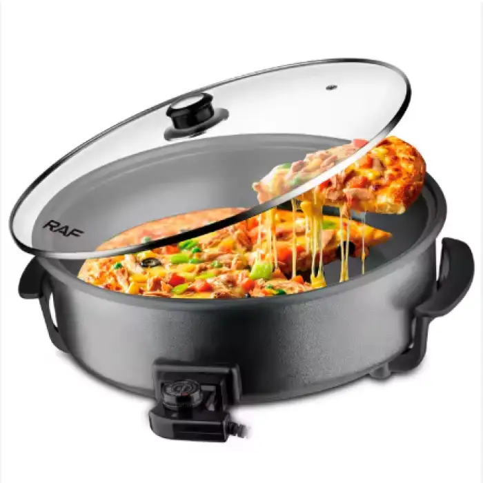 Household Multifunction Non-stick Electric Pizza Frying Pan Hot Pot Electric Skillets Cooking Pot