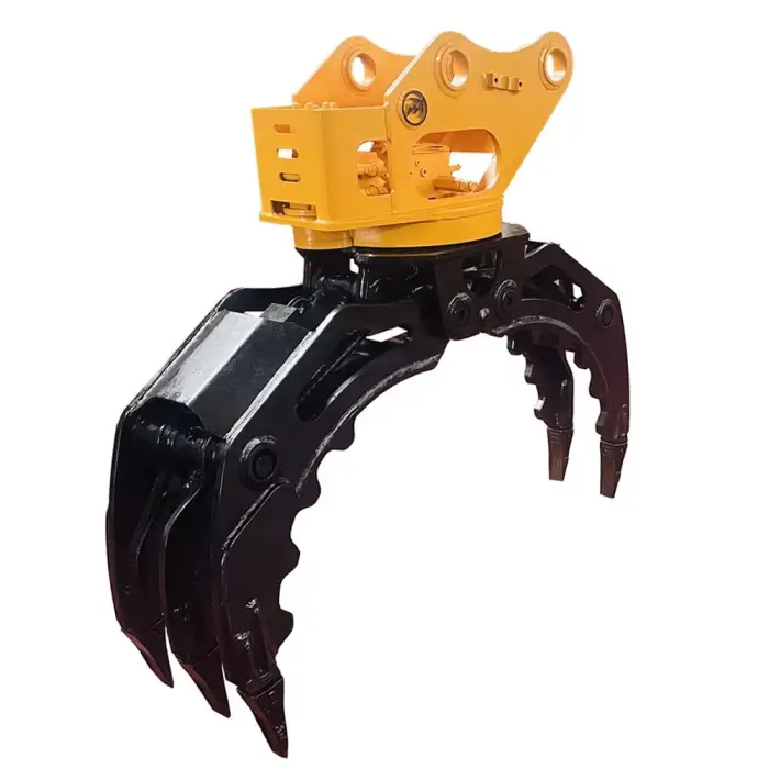 Hydraulic Forest Grab Excavator Log Rotating Grapple Log Rotating Grapple