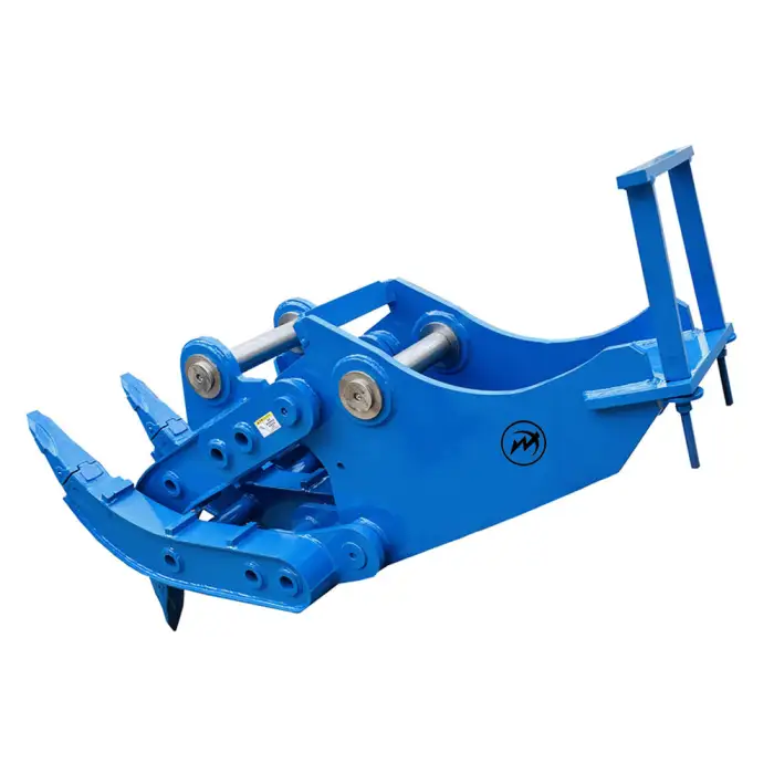 Yantai WEIXIANG Excavator Manual Mechanical Clamp Grab Grapple Wood Grab Wood Grapple