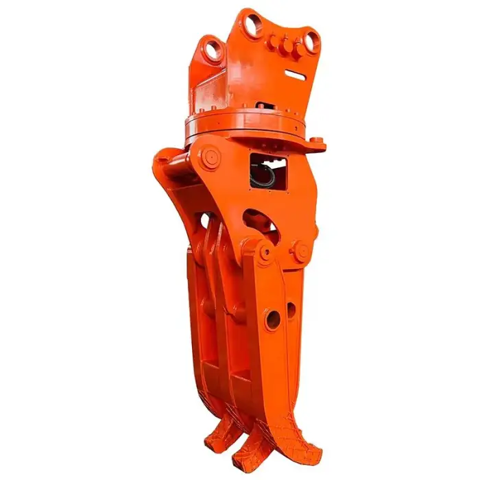 Weixiang Excavator Wood Cutting Grapple Hydraulic Rotating Grapple Log Grapple