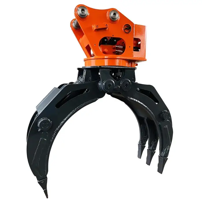 Weixiang Industrial Grade Excavator Hydraulic Log Grapple Durable Mini Loader Grapple