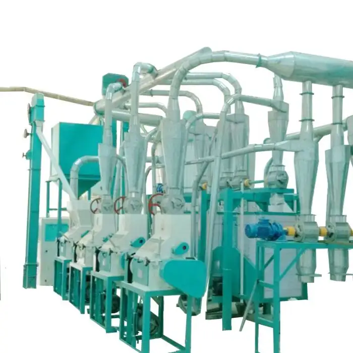 Automatic 30ton Per Day Maize Milling Machine Mill Sembe Dona Flour