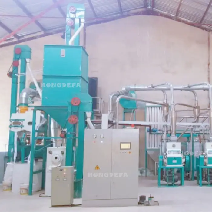 Automatic 30ton Per Day Maize Milling Machine Mill Sembe Dona Flour