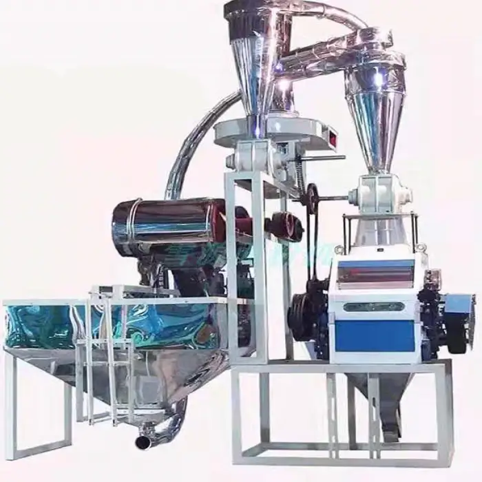 Wheat Processing Machine Flour Mill Machine Combine Maize Milling Machine