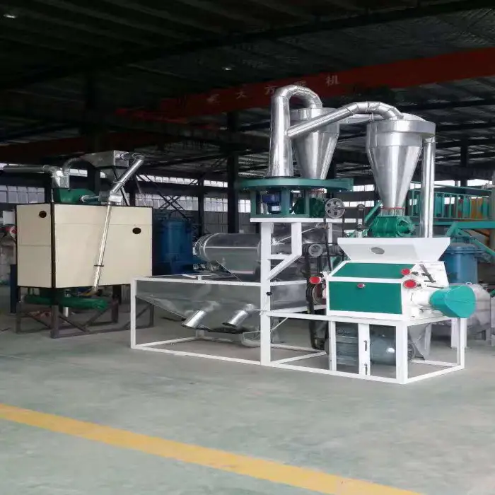 Wheat Processing Machine Flour Mill Machine Combine Maize Milling Machine