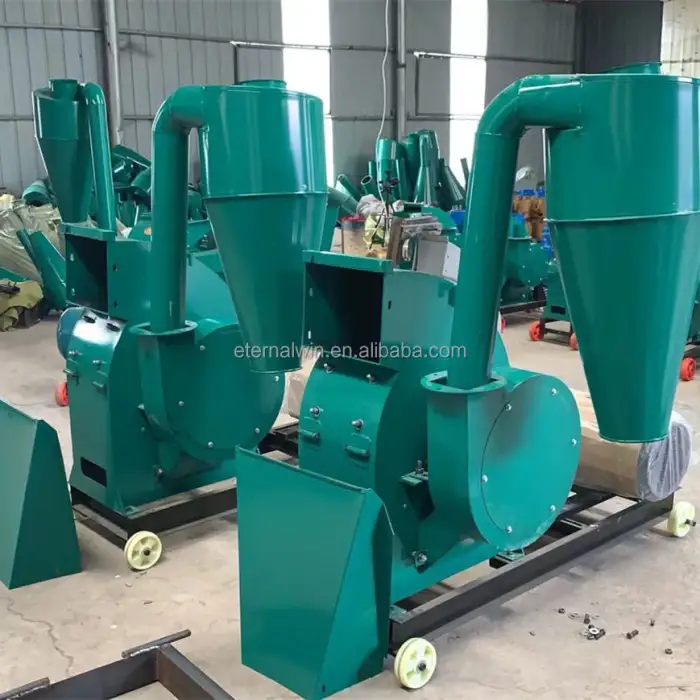 Corn Hammer Flour MIll Machine Grinding Maize Stalks Grains Cutting Maize Stalks Hammer Mill