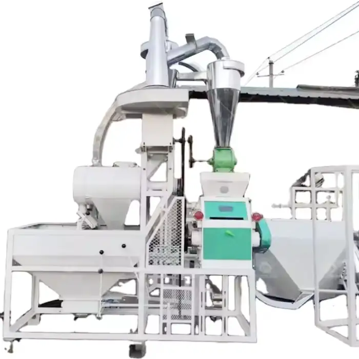 300-1000kg Per Hour Wheat Maize Corn Flour Milling Making Machine Grain Flour Mill Plant Production Line Rice Milling Machine