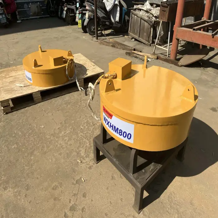 WEIXIANG Attachment Excavator 24V Magnet with Chain for Iron Scrap