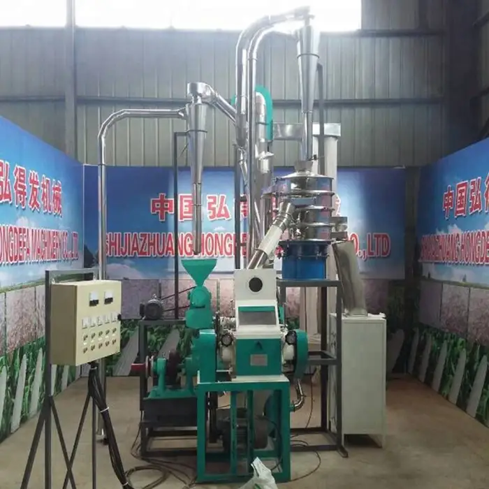 Small Scale 5tpd Maize Flour Mill Machine