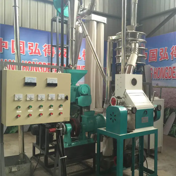 Small Scale 5tpd Maize Flour Mill Machine