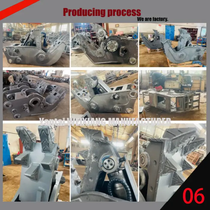 Yantai WEIXIANG 20Ton Hydraulic Pulverizer Excavator Crusher