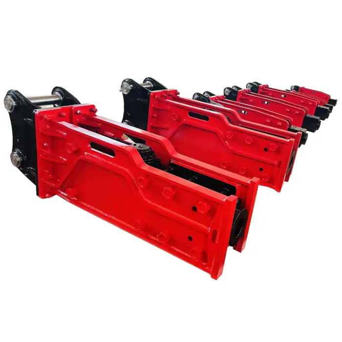 Excavators Hydraulic Fence Post Driver Pile Hammer for Skid Steer Loader