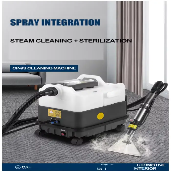 CP-9S Heated Carpet Washing Cleaner Injector Steam Vacuum Cleaner for Carpet Sofa Dust Removal