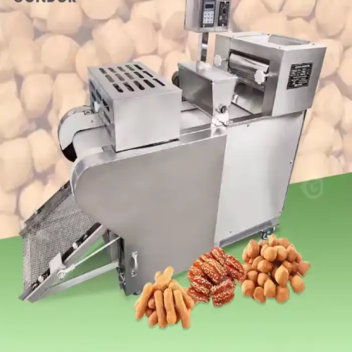 Chin Chin Cut Chinchin Fry Cutter Automatic Make Mini Small Dough Cube Snack Grissini Industrial Machine