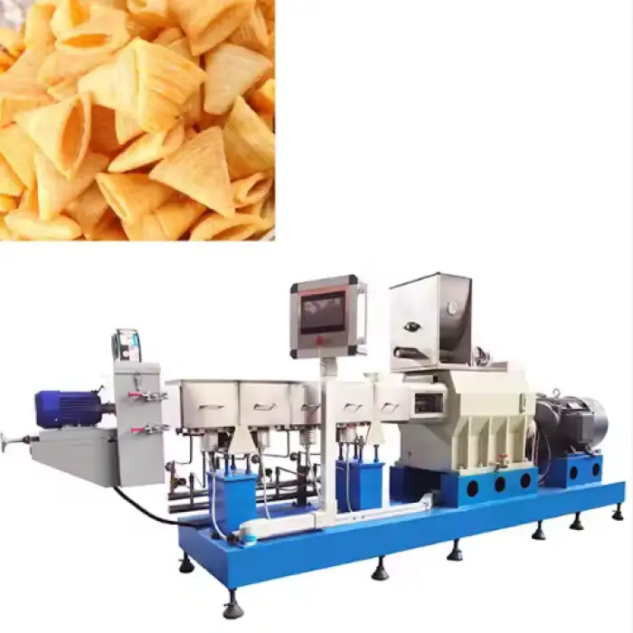 Hot Sale Tortilla Chip Nacho Bugles Chips Making Machine Fried Snacks Food Production Equipments