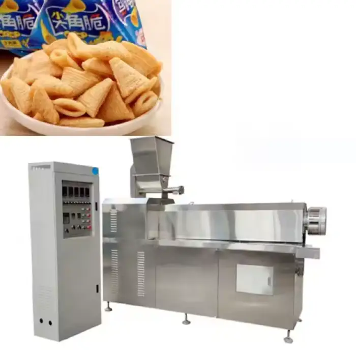 New Condition Automatic Frying Food Machine Fried Snack Production Line Bugles Chips Processing Machinery