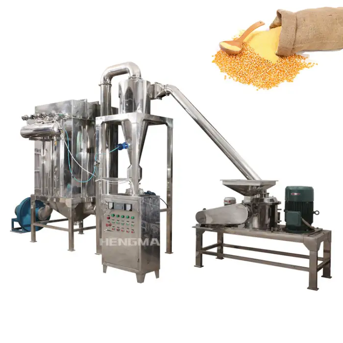 Automatic Maize/wheat/cassava/spice Corn Grinder Disc Mill Machine