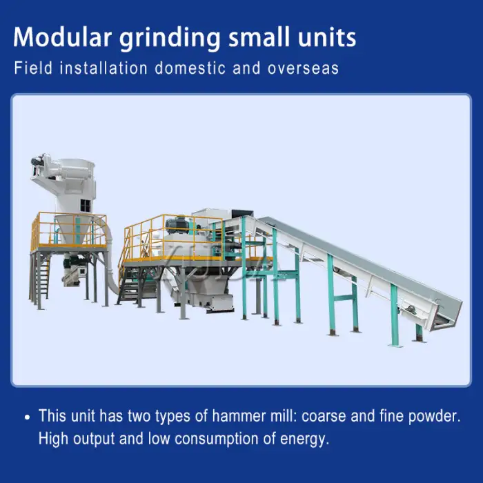 YUDA SFSP56*36 Maize Grain Hammer Mill Grinding Machine